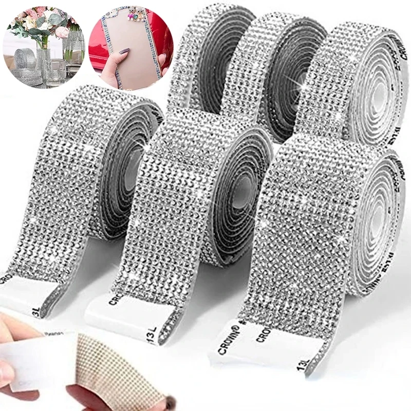Phone Accessories For Your Car - Self Adhesive Crystal Rhinestone Sticker Diamond