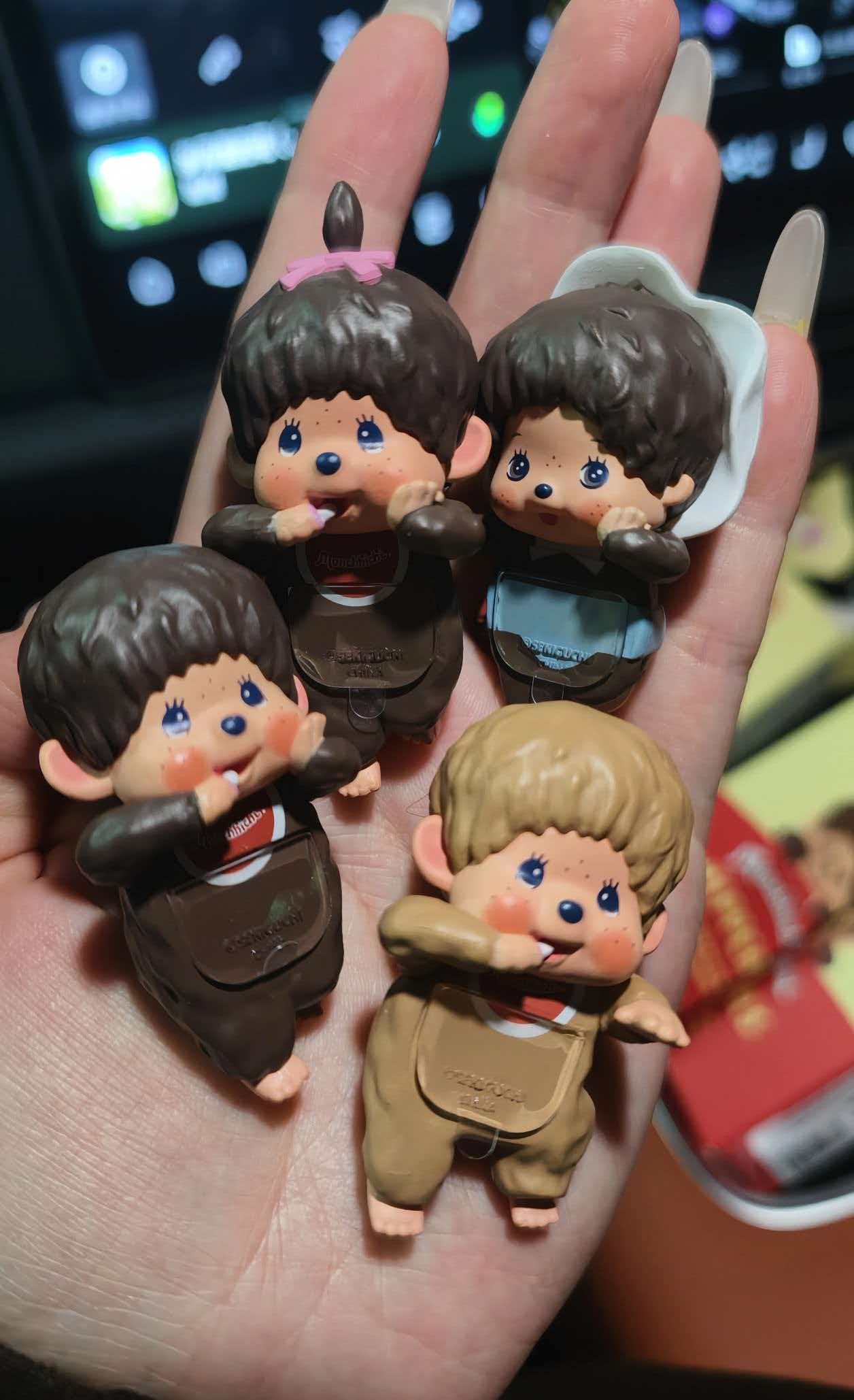 Phone Accessories Doll - Anime Figure Mengqiqi Lying Posture Blind