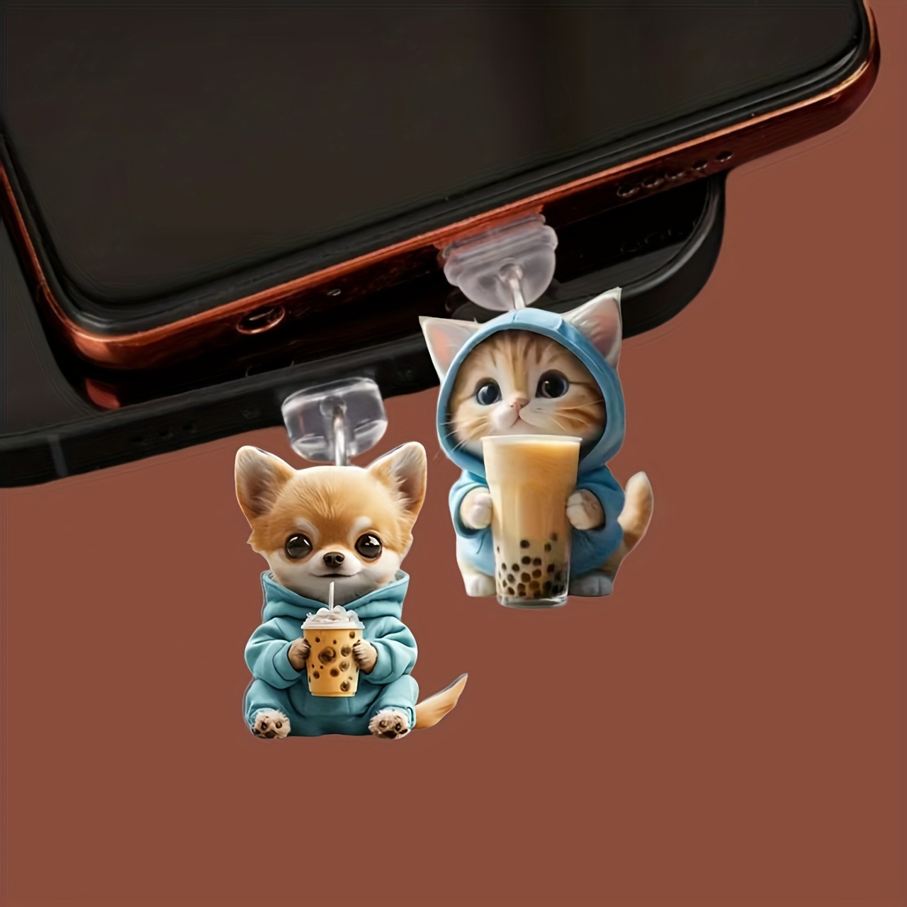 Dog Dust Plug Cartoon Phone Ac - Phone Accessories For Teens recension och pris
