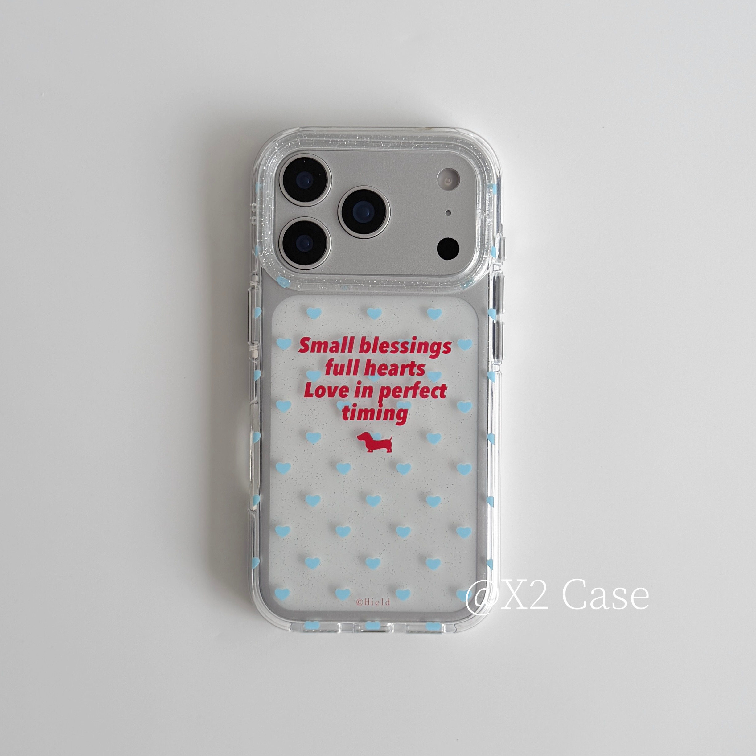Ins Blue Love English Shining  - Y2K Phone Accessories recension och pris