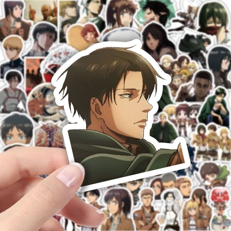 60Pcs Attack on Titan Anime St - Phone Accessories Cute recension och pris