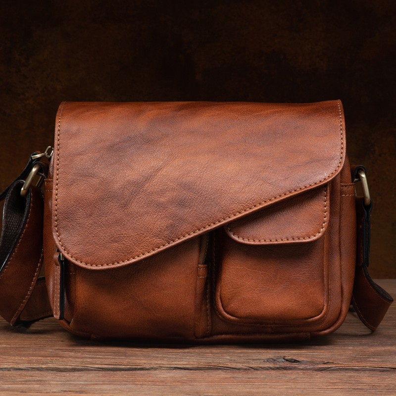 Men's Stylish Leather Shoulder - Phone Accessories China recension och pris