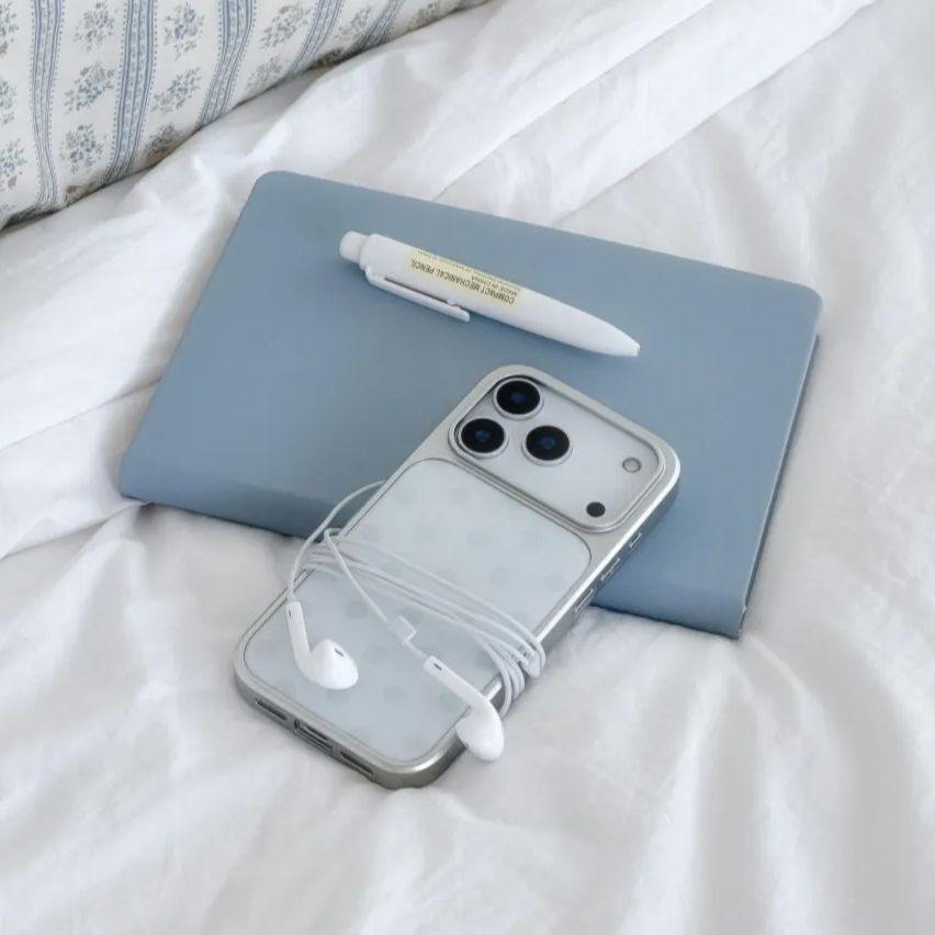 Korean Ins Minimalist Blue Pol - Y2K Phone Accessories recension och pris