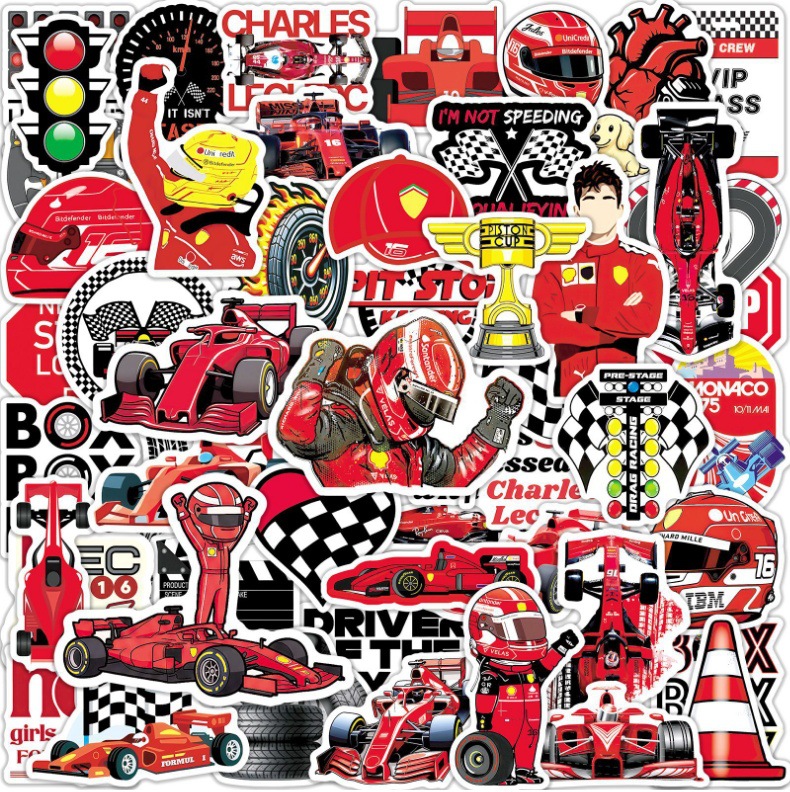 50-Pack Classic Racing Theme S - Phone Accessories For Your Car recension och pris